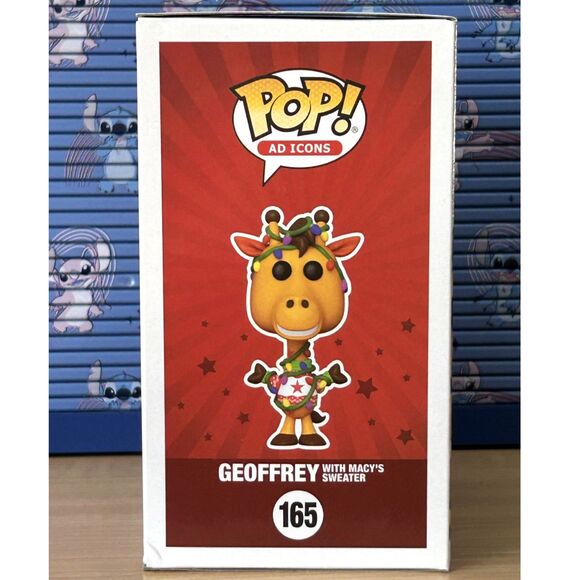 FUNKO POP! AD ICONS TOYS R US GEOFFREY Macys Holiday Sweater EXCLUSIVE #165 RARE - Picture 4 of 5